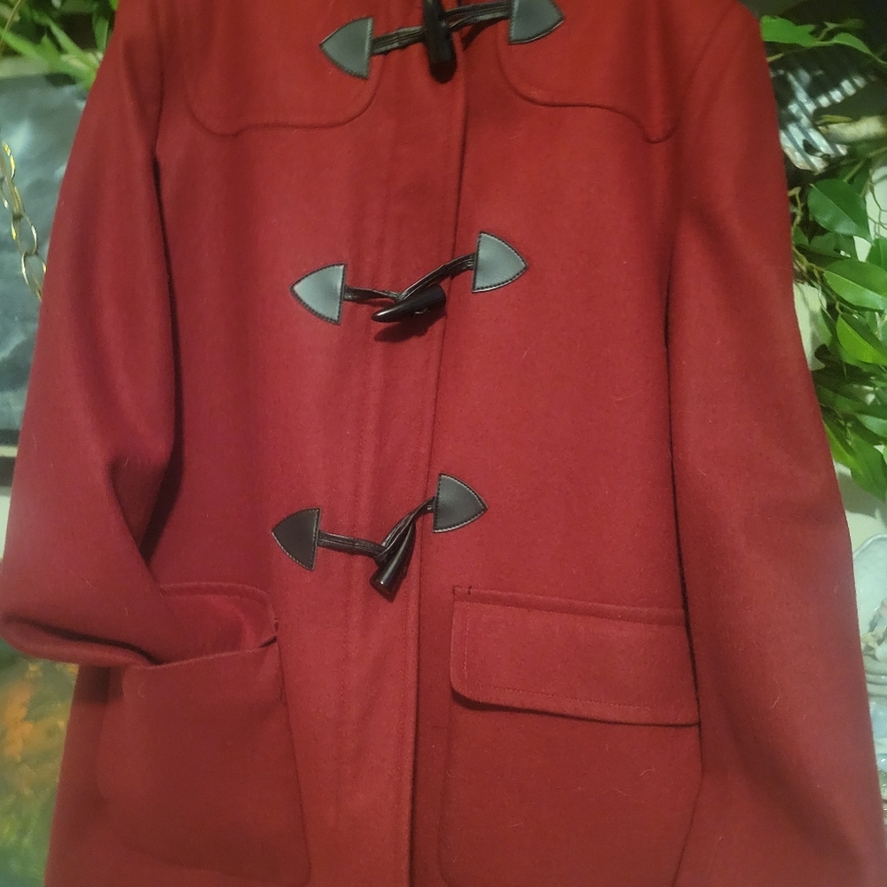 Pacific trail red pea coat